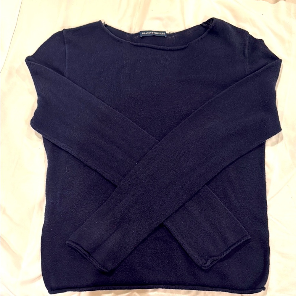 Brandy Melville Black Crew Neck Sweater